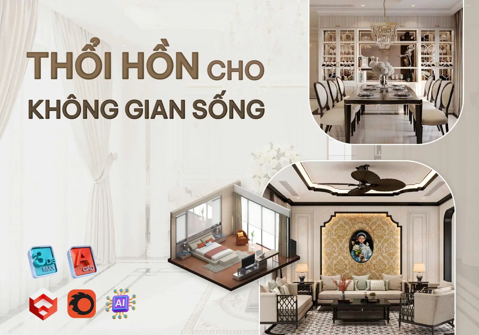 Khoá Học Thiết Kế Nội Thất 3D